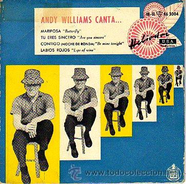 Discos de vinilo: Andy Williams canta... 7 EP Butterfly, spanish edit - Foto 1