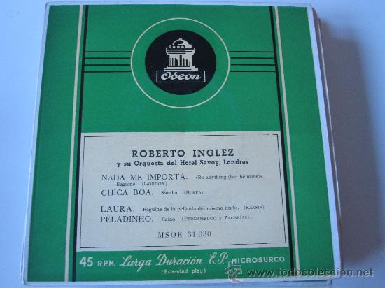 Discos de vinilo: ROBERTO INGLEZ EP ODEON 50S MSOE 31030 - Foto 1