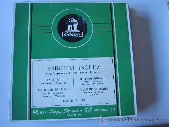 Discos de vinilo: ROBERTO INGLEZ EP ODEON 50S MSOE 31013 - Foto 1