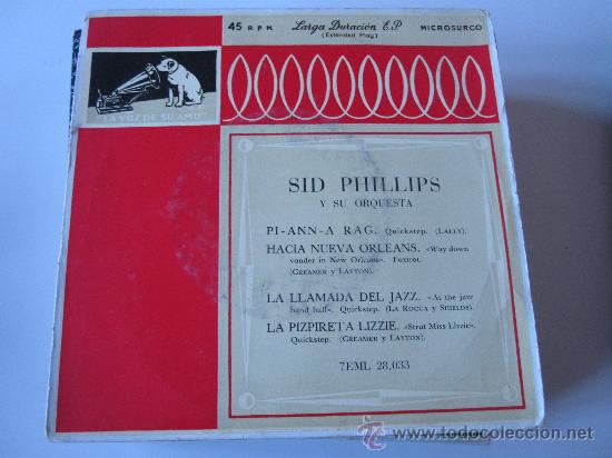 Discos de vinilo: SID PHILLIPS EP LA VOZ DE SU AMO 7EML28033 ED.ESPA&Ntilde;OLA 50S - Foto 1