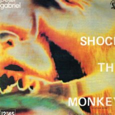 Discos de vinilo: PETER GABRIEL - SHOCK THE MONKEY / SOFT DOG - MAXISINGLE 1982