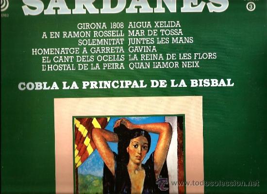 Discos de vinilo: LP COBLA LA PRINCIPAL DE LA BISBAL : SARDANES 3 - Foto 1