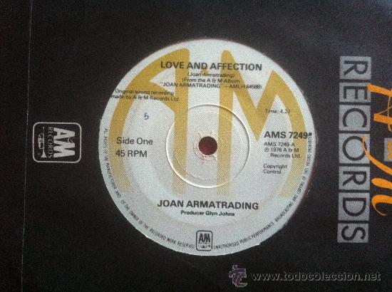 Discos de vinilo: 7&rdquo;SINGLE-JOAN ARMATRADING - LOVE AND AFFECTION - Foto 1