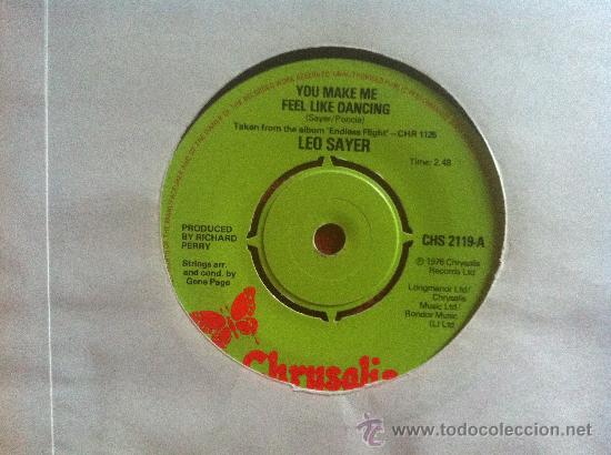 Discos de vinilo: 7&rdquo;SINGLE - LEO SAYER - YOU MAKE ME FEEL LIKE DANCING - Foto 1
