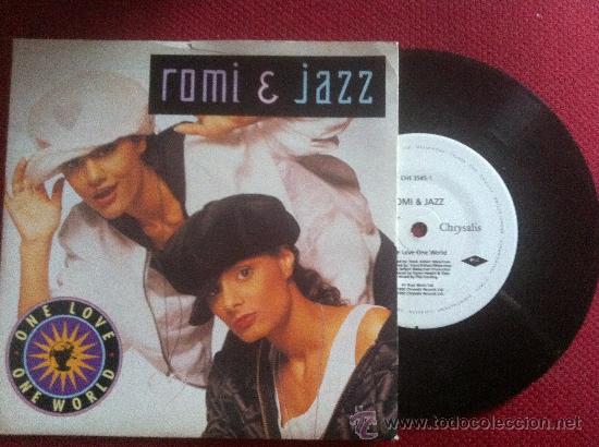 Discos de vinilo: 7&rdquo;SINGLE - ROMI & JAZZ - ONE LOVE ONE WORLD - Foto 1