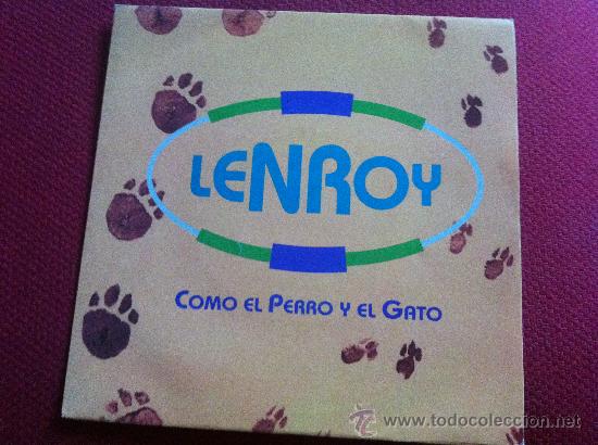 Discos de vinilo: 7&rdquo;SINGLE - LENROY - COMO EL PERRO Y EL GATO-PROMO - Foto 1