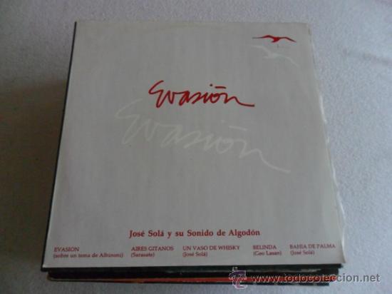 Discos de vinilo: JOSE SOLA Y SU SONIDO DE ALGODON - EVASION 1982 - Foto 1