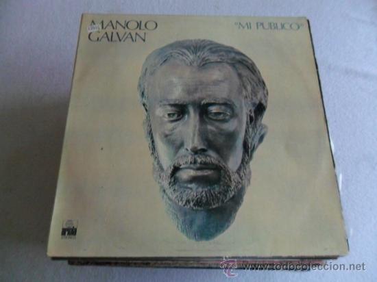 Discos de vinilo: MANOLO GALVAN - MI PUBLICO 1976 - Foto 1