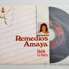 Discos de vinilo: REMEDIOS AMAYA - CHIRIBI/LA RULETA ¡¡NUEVO!! (CFE SINGLE 1984) ESPAÑA. Lote 34579363