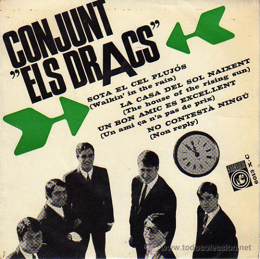 Discos de vinilo: Els Dracs 7 EP La casa del sol naixent +3 - Foto 1