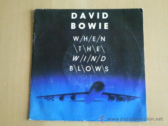 Discos de vinilo: DAVID BOWIE WHEN THE WIND BLOWS SINGLE - Foto 1
