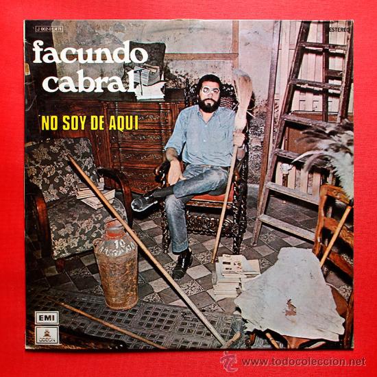 Discos de vinilo: Facundo cabral No soy de aqu&iacute; LP Vinilo - Foto 1
