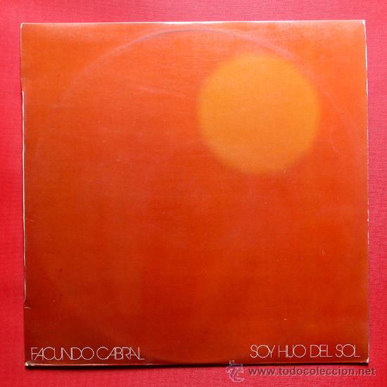 Discos de vinilo: Facundo cabral Soy hijo del sol LP Vinilo 1973 - Foto 1