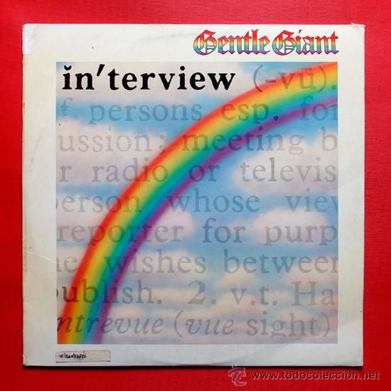 Discos de vinilo: Gentle Giant Interview LP Vinilo 1976 - Foto 1