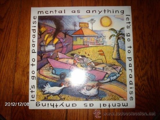 Discos de vinilo: mental as anything  - let&acute;s go to paradise - Foto 1