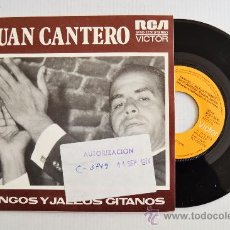 Discos de vinilo: JUAN CANTERO - CON ESTA PENITA MUERO/QUE GITANITO TAN GRANDE ¡¡NUEVO!! (RCA SINGLE 1974) ESPAÑA
