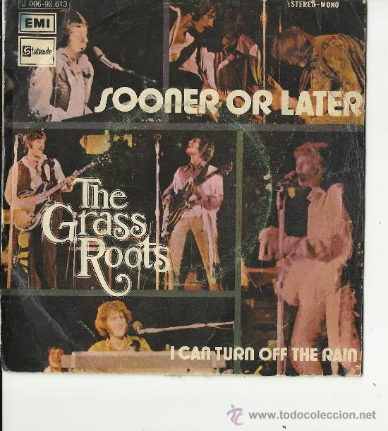Discos de vinilo: single the grass roots sooner or later 1972 - Foto 1