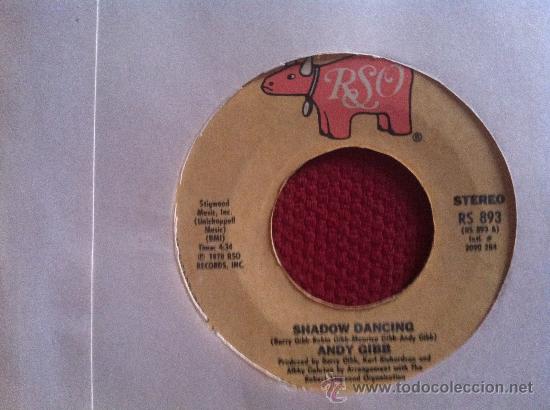 Discos de vinilo: 7&rdquo; SINGLE-ANDY GIBB-SHADOW DANCING - Foto 1
