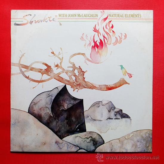Discos de vinilo: Shakti with John McLaughlin Natural elements LP Vinilo 1978 - Foto 1