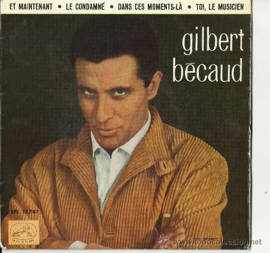 Discos de vinilo: single Gilbert becaud  1962 - Foto 1