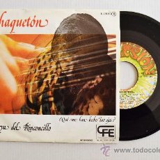Discos de vinilo: CHAQUETON - PLAYA DEL RINCONCILLO/¿QUE ME HAN HECHO TUS OJOS? ¡¡NUEVO!! (EXPLOSION SINGLE 1977) ESPA. Lote 34608627