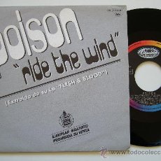 Discos de vinilo: POISON. 7 SINGLE. RIDE THE WIND. CAPITOL 1990. PROMO EDICIÓN ESPAÑOLA. Lote 34614165