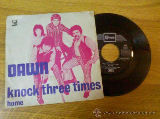 Discos de vinilo: DAWN. KNOCK THREE TIMES.. HOME - Foto 1