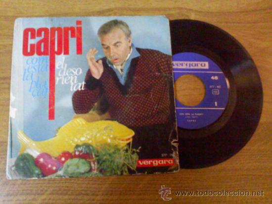 Discos de vinilo: JOAN CAPRI.. COM ESTA LA PLA&ccedil;A..EL DESORIENTAT - Foto 1