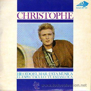 Discos de vinilo: Christophe 7 EP He oido el mar +3, spanish edit - Foto 1