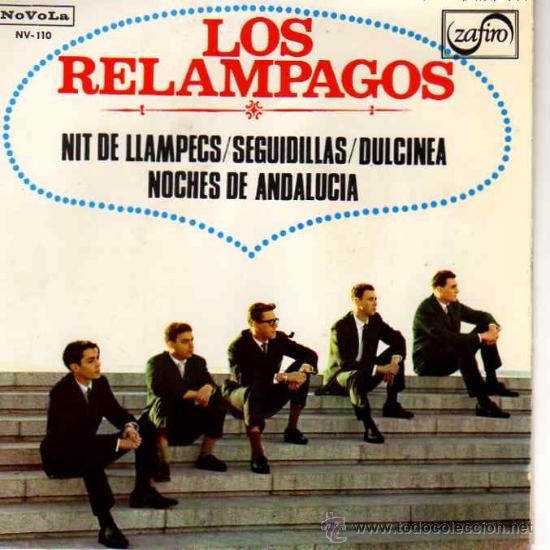 Discos de vinilo: Los Rel&aacute;mpagos 7 EP Nit de llampecs +3, spanish edit - Foto 1