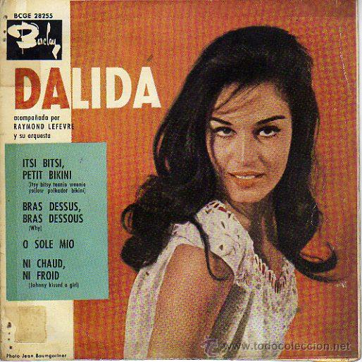 Discos de vinilo: Dalida 7 EP Itsi bitsi petit bikini +3, spanish edit - Foto 1