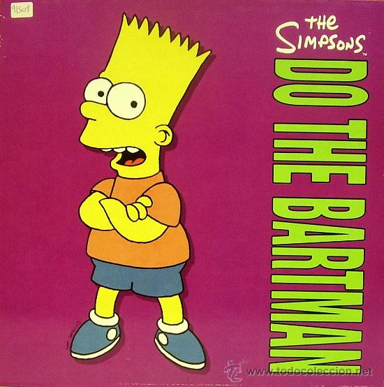 Discos de vinilo: INFANTIL THE SIMPSONS-DO THE BARTMAN MAXI SINGLE 1990 (GERMANY) - Foto 1