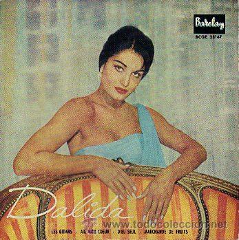 Discos de vinilo: Dalida 7 EP Les gitans +3, spanish edit - Foto 1