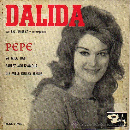 Discos de vinilo: Dalida 7 EP Pepe +3, spanish edit - Foto 1