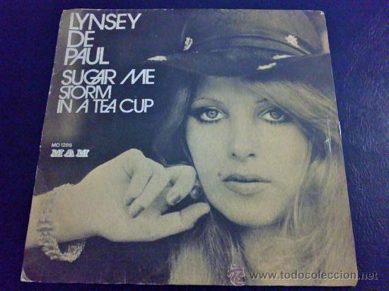 Discos de vinilo: LYNSEY DE PAUL, SUGAR ME - SINGLE DE VINILO - Foto 1