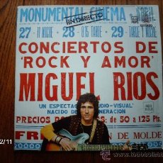 Discos de vinilo: MIGUEL RIOS - CONCIERTOS DE ROCK Y AMOR. Lote 34671934