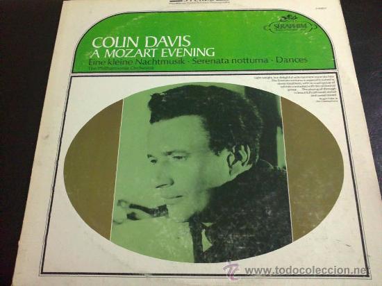 Discos de vinilo: COLIN DAVIS, A MOZART EVENING - LP DE VINILO - Foto 1