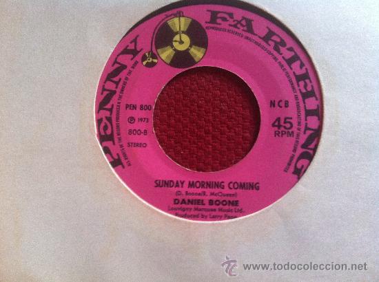 Discos de vinilo: 7&rdquo; SINGLE - DANIEL BOONE - ROCK AND ROLL BUM - Foto 1