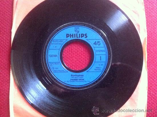 Discos de vinilo: 7&rdquo; SINGLE - PHOEBE SNOW - POETRYMAN - Foto 1