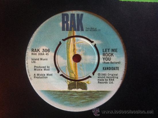 Discos de vinilo: 7&rdquo; SINGLE - KANDIDATE - LET ME ROCK YOU - Foto 1