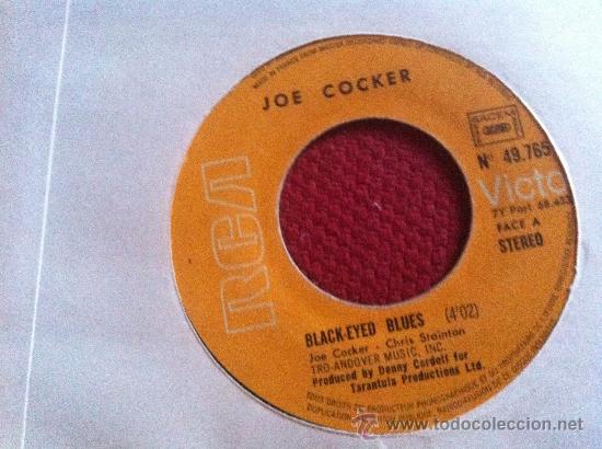 Discos de vinilo: 7&rdquo; SINGLE - JOE COCKER - BLACK-EYED BLUES - Foto 1