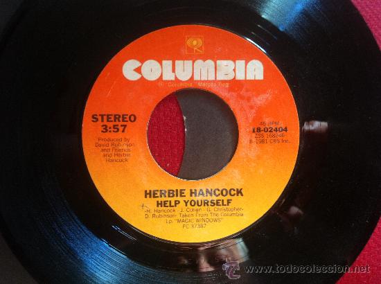 Discos de vinilo: 7&rdquo; SINGLE - HERBIE HANCOCK - HELP YOUR SELF - Foto 1