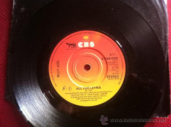 Discos de vinilo: 7&rdquo; SINGLE - BILLY JOEL - ALL FOR LEYNA - Foto 1