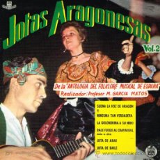 Discos de vinilo: EL PUEBLO ESPAÑOL - JOTAS ARAGONESAS VOL. 2 - EP 1961. Lote 34682926