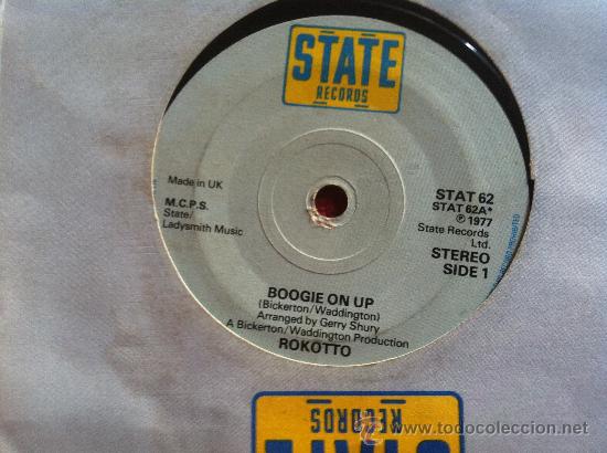 Discos de vinilo: 7&rdquo; SINGLE-ROKOTTO-BOOGIE ON UP - Foto 1