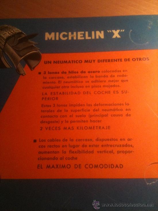Discos de vinilo: VINILO CON EL SINGLE DE PUBLICIDAD MICHELIN X - - Foto 4