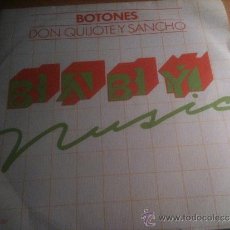 Discos de vinilo: VINILO BOTONES DON QUIJOTE Y SANCHO - SINGLE PROMOCIONAL 1979 - CON FOLLETO. Lote 34692313