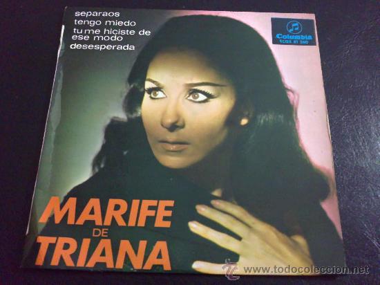 Discos de vinilo: MARIF&Eacute; DE TRIANA, SEPARAOS EP - Foto 1