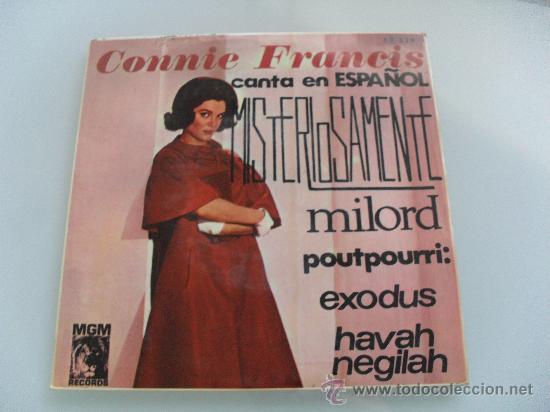 Discos de vinilo: CONNIE FRANCIS - MISTERIOSAMENTE +  3 EP 1965 - Foto 1