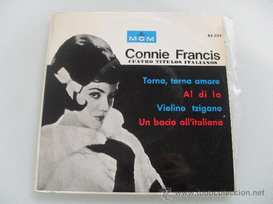 Discos de vinilo: CONNIE FRANCIS -TORNA , TORNA AMORE + 3 EP 1964 - Foto 1